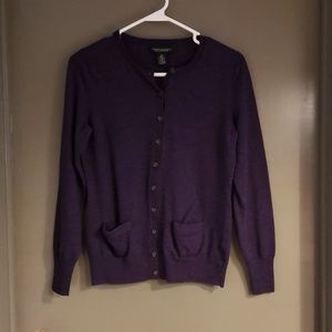 Banana republic purple cardigan